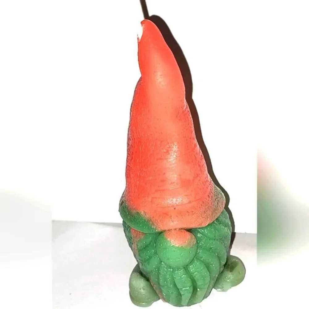 Hand crafted limited edition gnome holiday candle